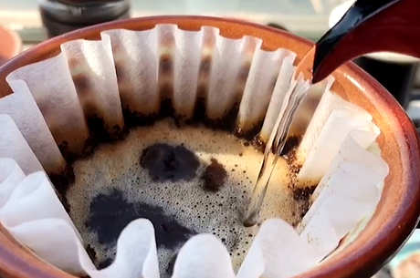 制作咖啡的过程