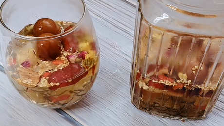 八宝茶的配料