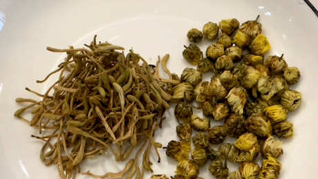 菊花金银花可以一起泡吗？