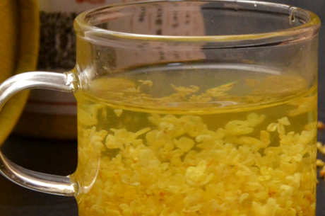 制作干桂花茶的方法