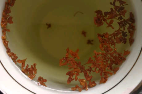 桂花茶的制作步骤
