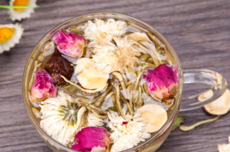 禁忌玫瑰菊花茶