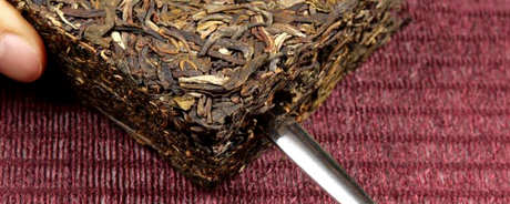 如何打开茶砖？