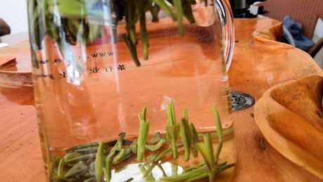 怎样泡竹叶青茶？